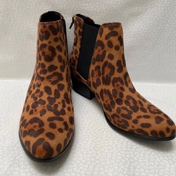 ESPRIT Women’s Tylee Cheetah Ankle Boots - Picture 4 of 7